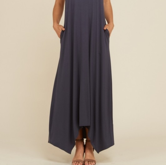 1 left! New Pocket Maxi Sleeveless Casual Dress - Picture 2 of 5